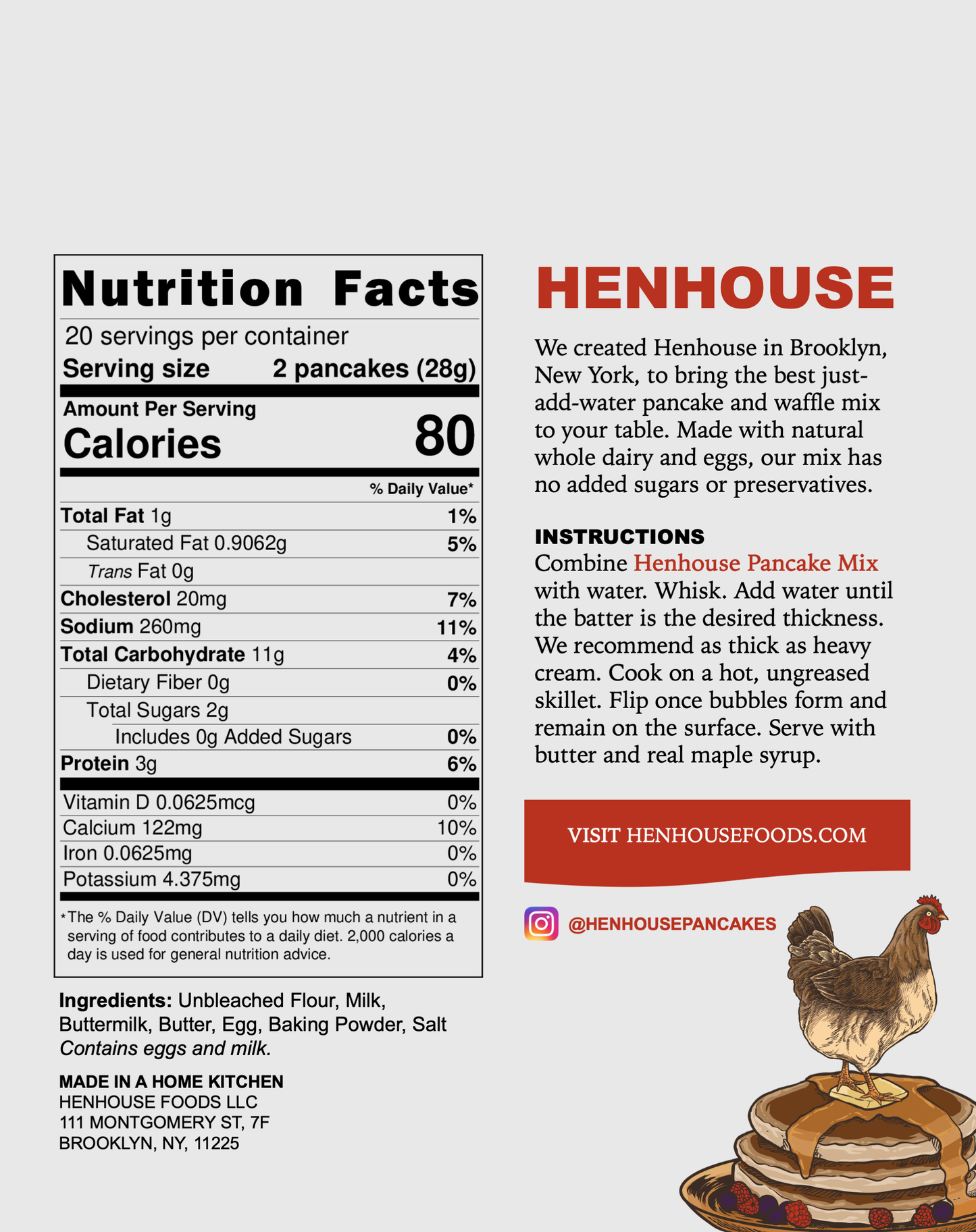 Henhouse Pancake Mix